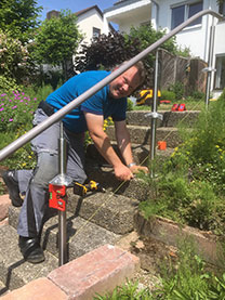 Flexo Handlaufmontage Außen